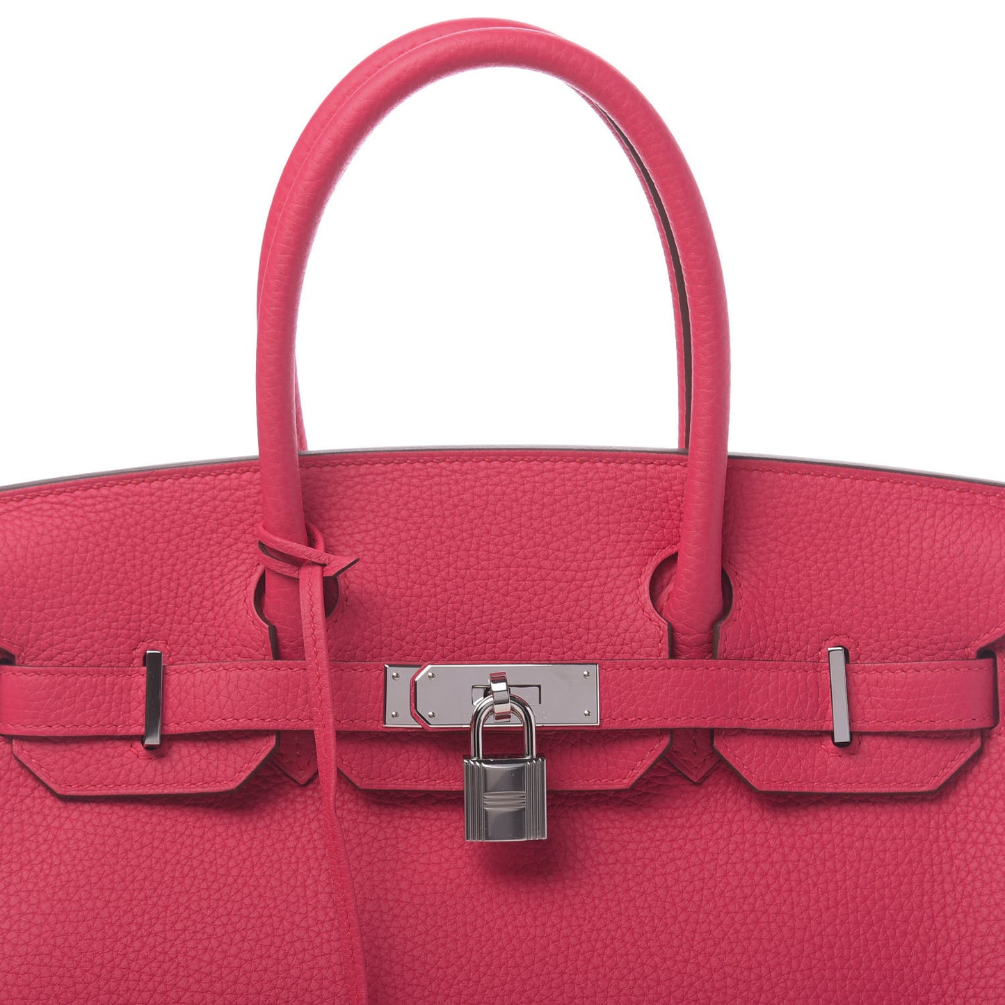Taurillon Clemence Birkin 30 Rose Extreme