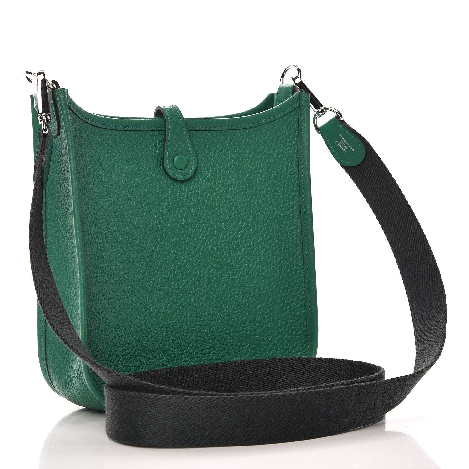 Hermes Taurillon Clemence Amazone Evelyne TPM Vert Vertigo 3 of 8