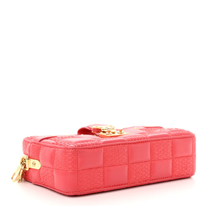 Louis Vuitton Lambskin Damier Quilt Troca PM Rose 4 of 14