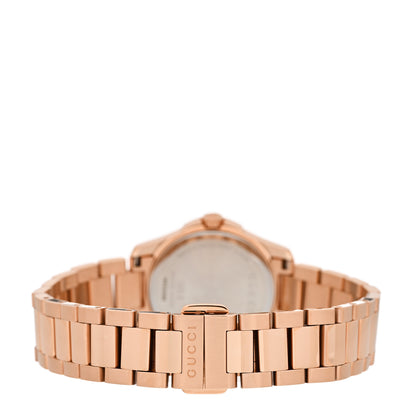 Gucci Stainless Steel 27mm G-Timeless Diamante Quartz Watch Rose 3 of 5