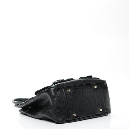 Burberry Hertiage Grain Medium Chadwich Tote Black 4 of 6
