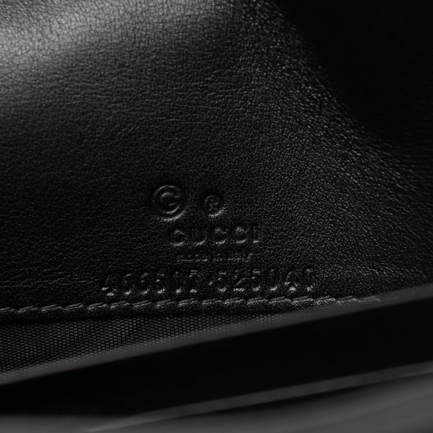 Gucci Microguccissima Crossbody Wallet Black 6 of 9