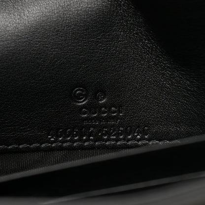 Gucci Microguccissima Crossbody Wallet Black 6 of 9