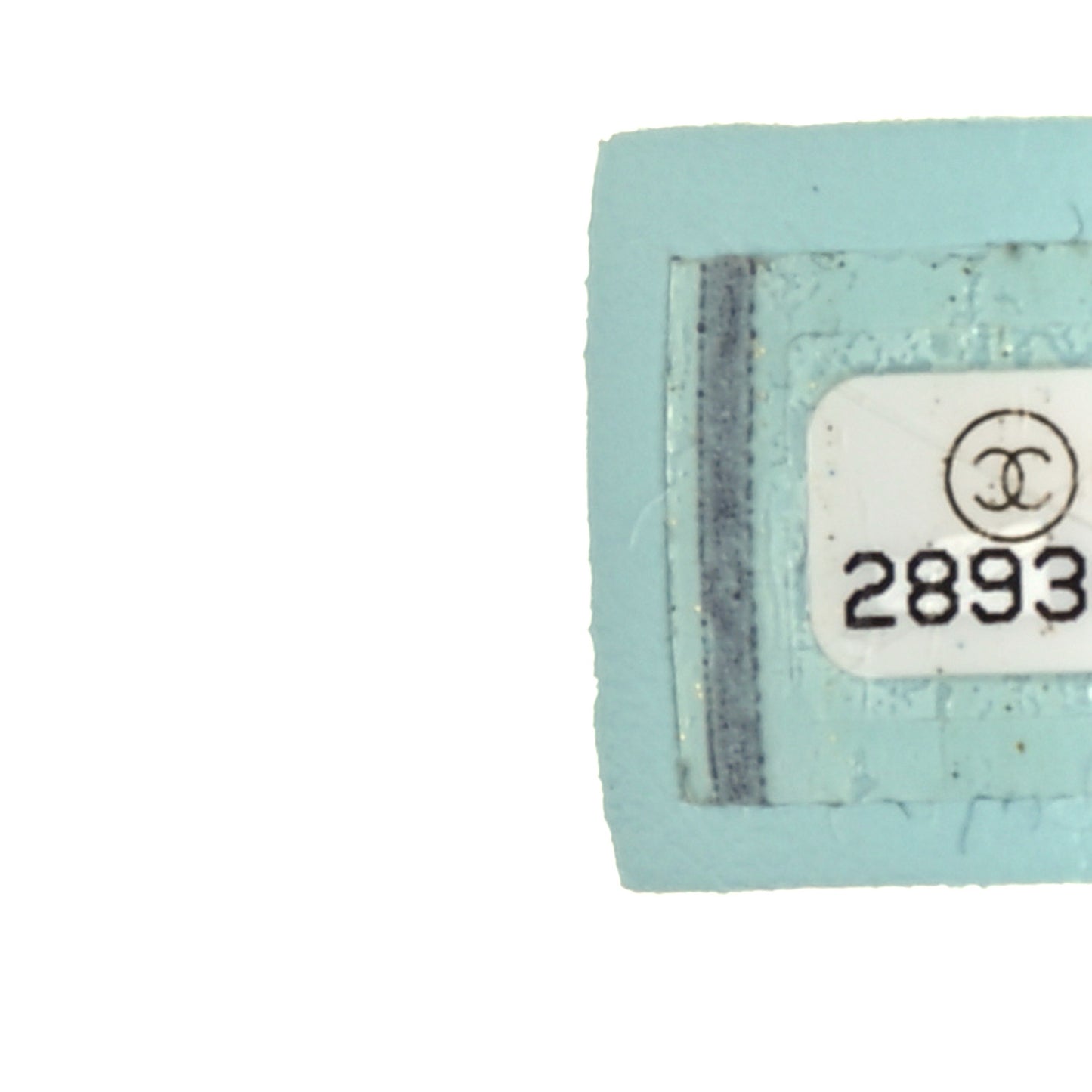 Calfskin Quilted Top Handle Flap Light Blue