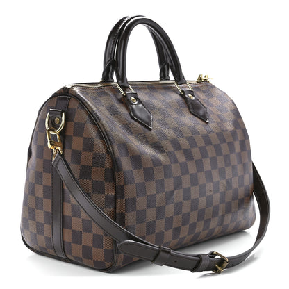 Louis Vuitton Damier Ebene Speedy Bandouliere 30 3 of 11