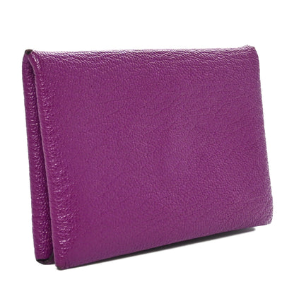 Hermes Chevre Mysore Calvi Card Case Anemone 3 of 10