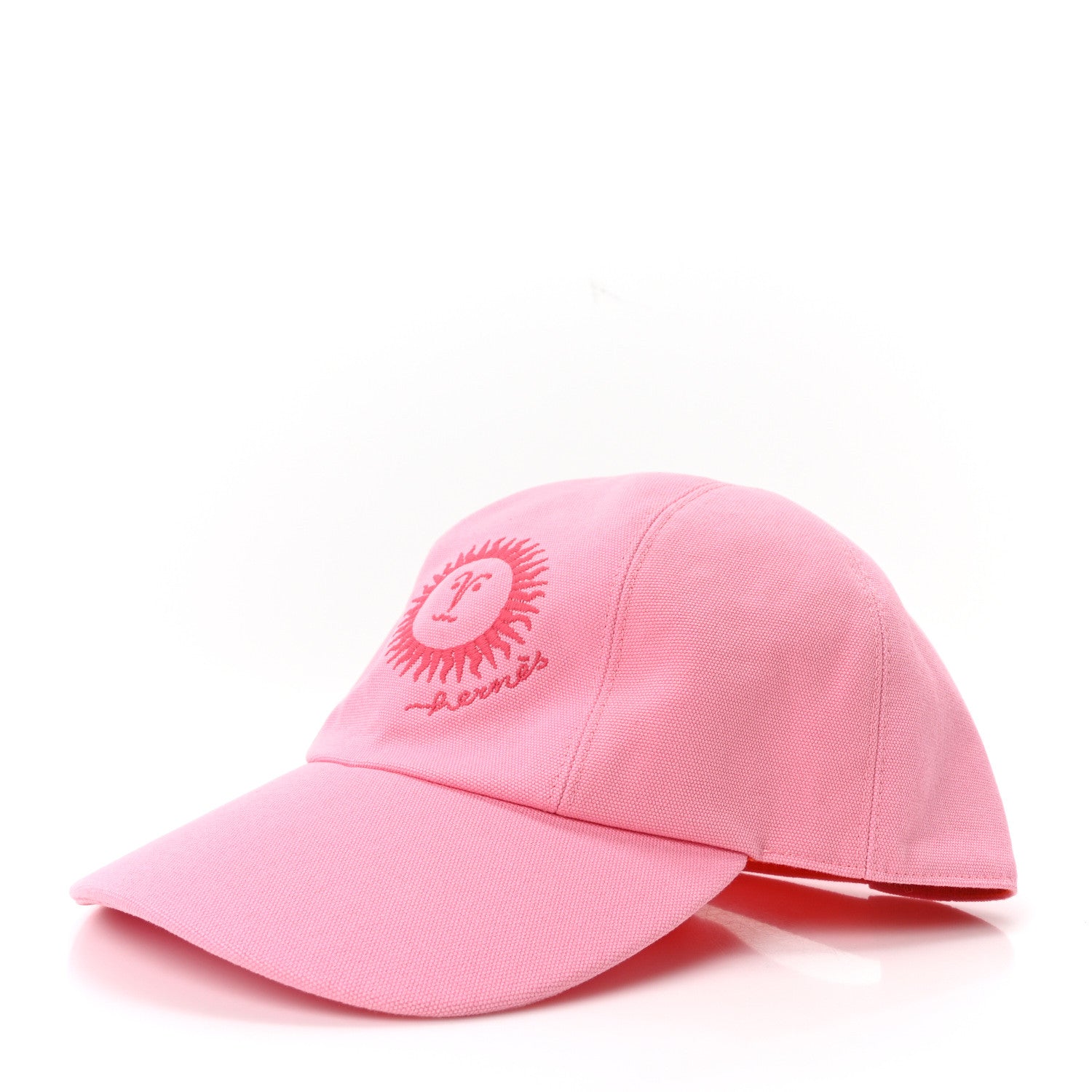 Hermes Cotton Davis Sunshine Hat 57 Rose 1 of 10