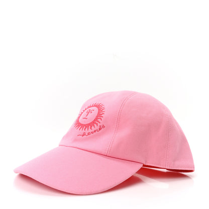 Hermes Cotton Davis Sunshine Hat 57 Rose 1 of 10