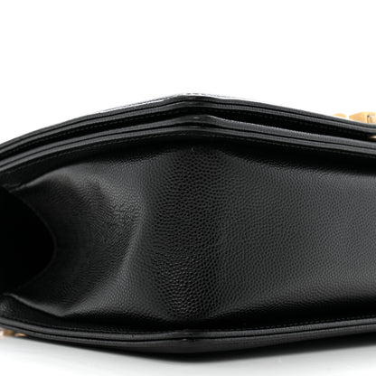 Chanel Caviar Quilted Medium Boy Flap Black 9 of 13