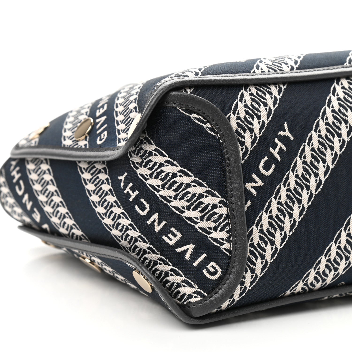 Givenchy Canvas Mini Bond Shopper Tote Oil Blue 8 of 9