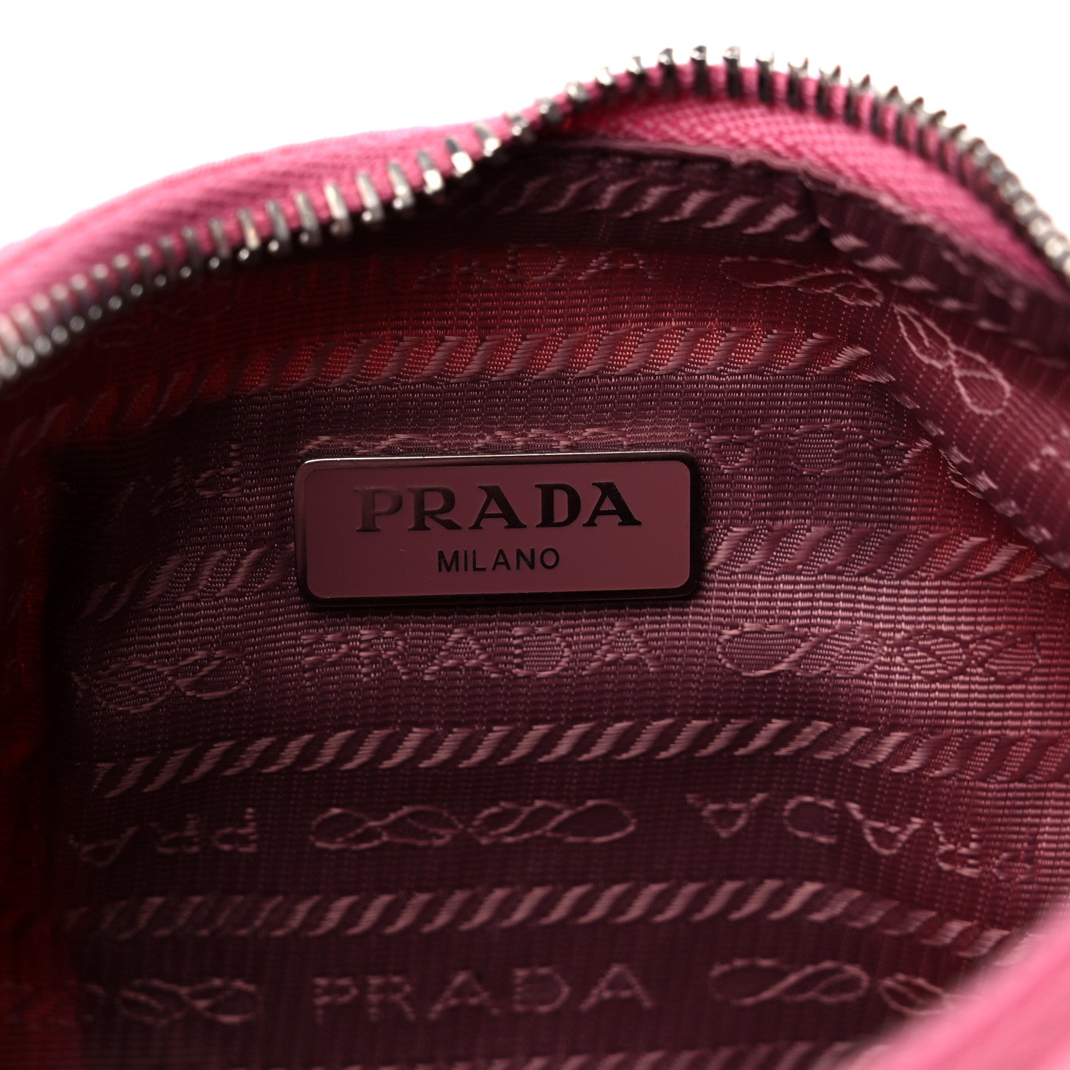 Prada Nylon Re-Edition 2005 Shoulder Bag Begonia 6 of 11