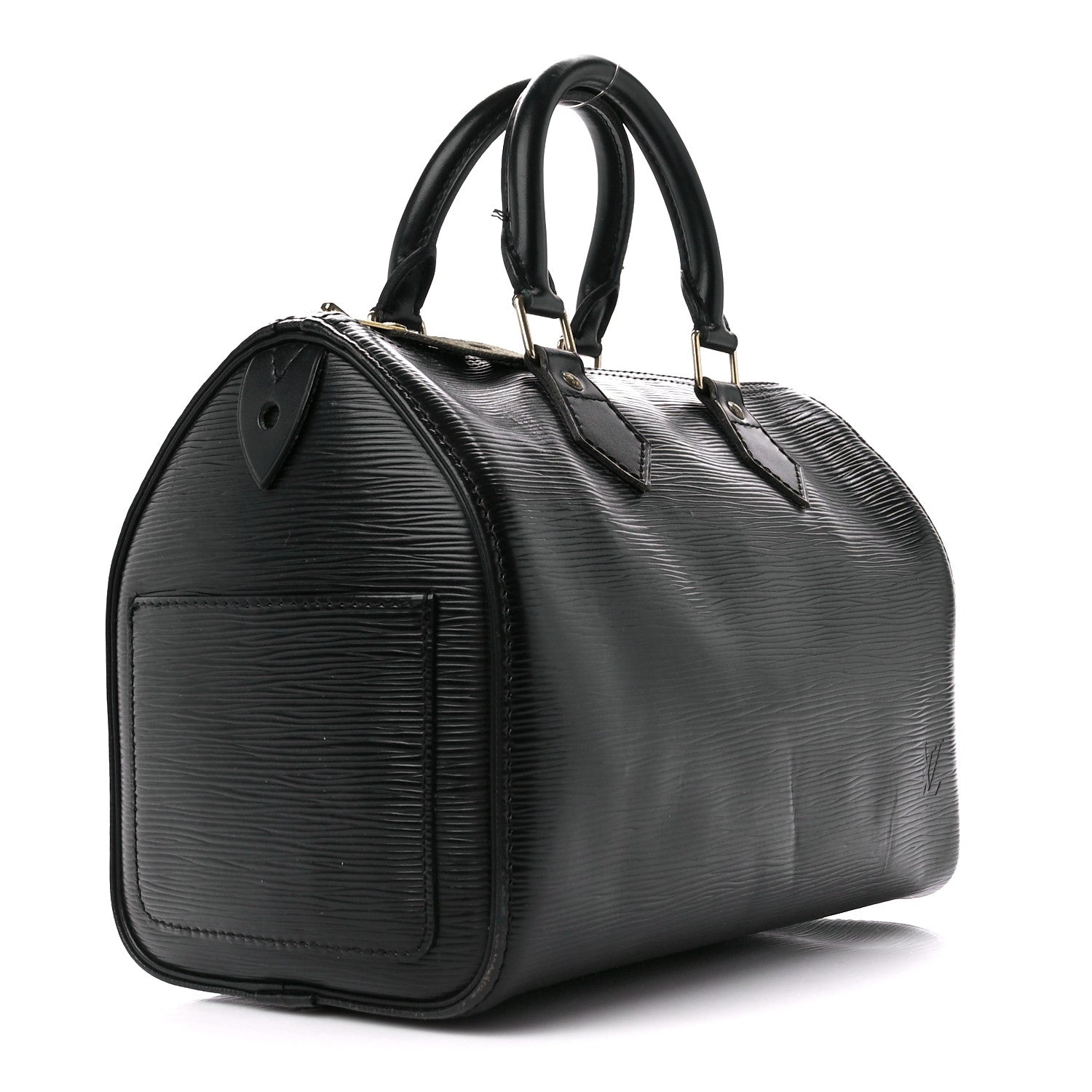 Louis Vuitton Epi Speedy 25 Black 3 of 16