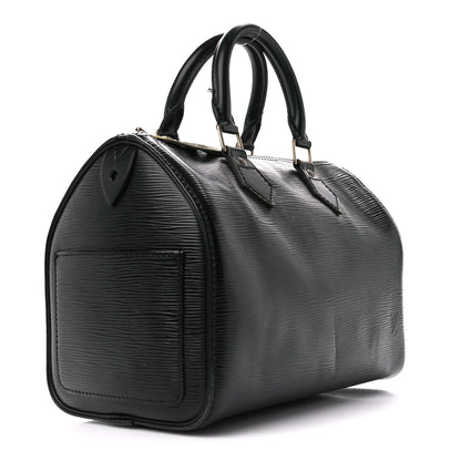 Louis Vuitton Epi Speedy 25 Black 3 of 16
