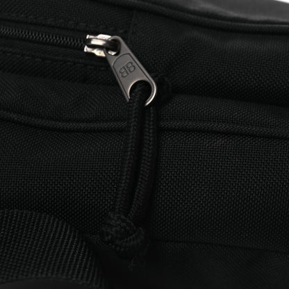 Balenciaga Nylon Logo Explorer Crossbody Messenger Bag Black 15 of 16