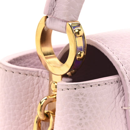 Louis Vuitton Taurillon LV Ski Capucines Mini Pearly Lilac 14 of 14