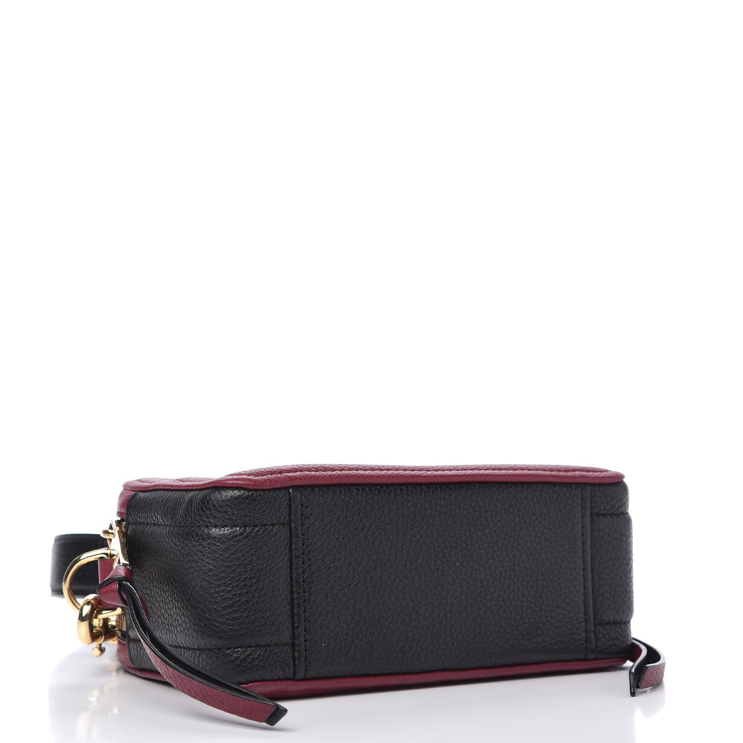Marc Jacobs Supple Natural Grain Calfskin Softshot 21 Crossbody Bag Burgundy 4 of 11