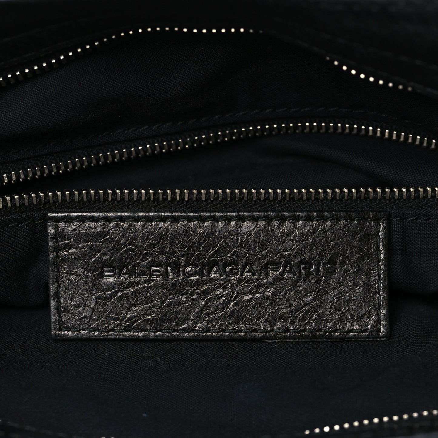Agneau Giant 12 Silver Hardware Town Black