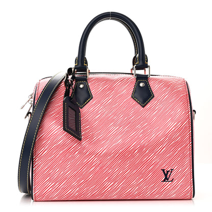Louis Vuitton Epi Speedy Bandouliere 25 Denim Red 1 of 10