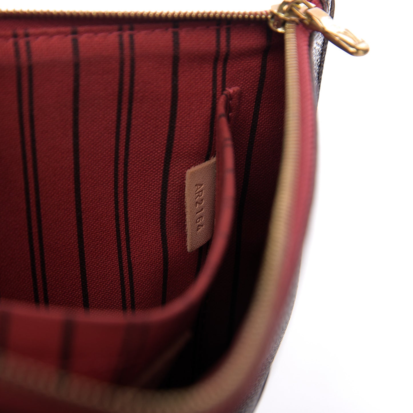 Monogram Neverfull MM GM Pochette Cherry