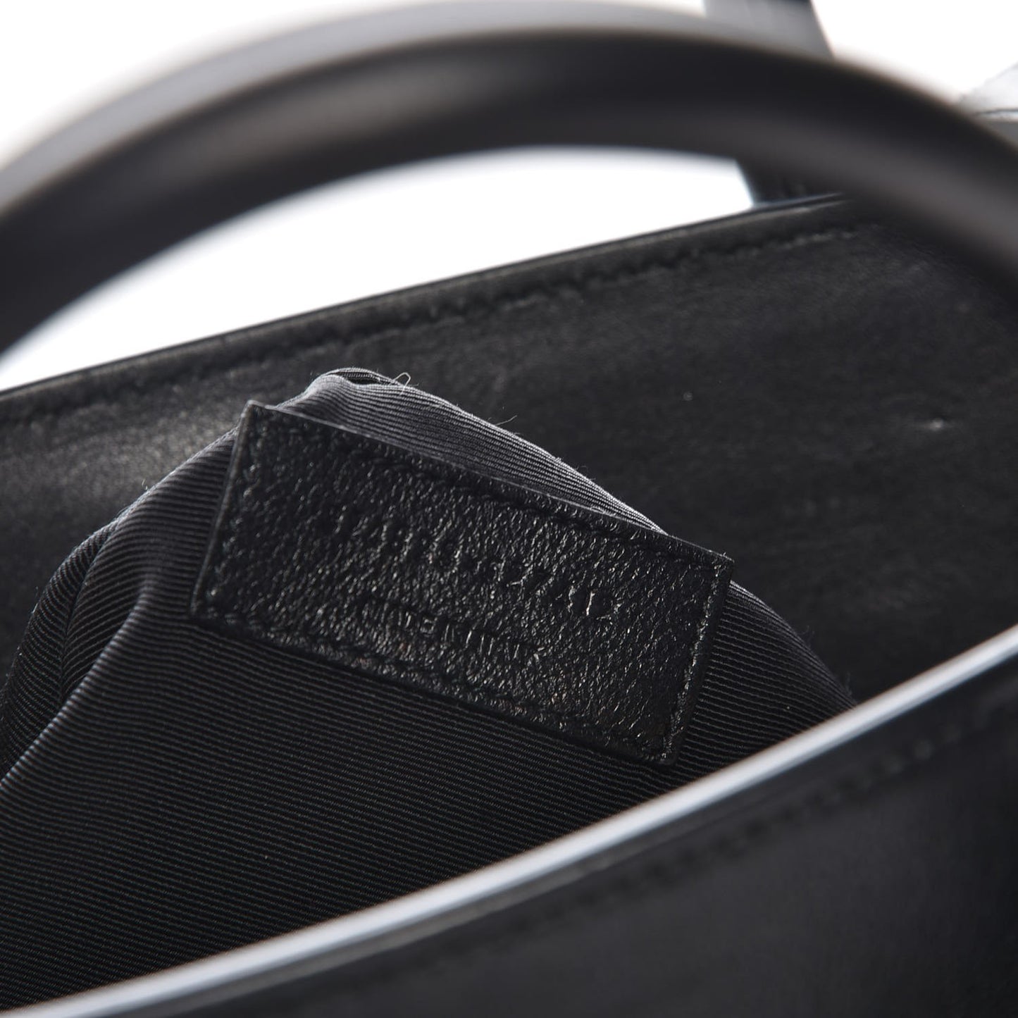 Calfskin Small Sac De Jour Black