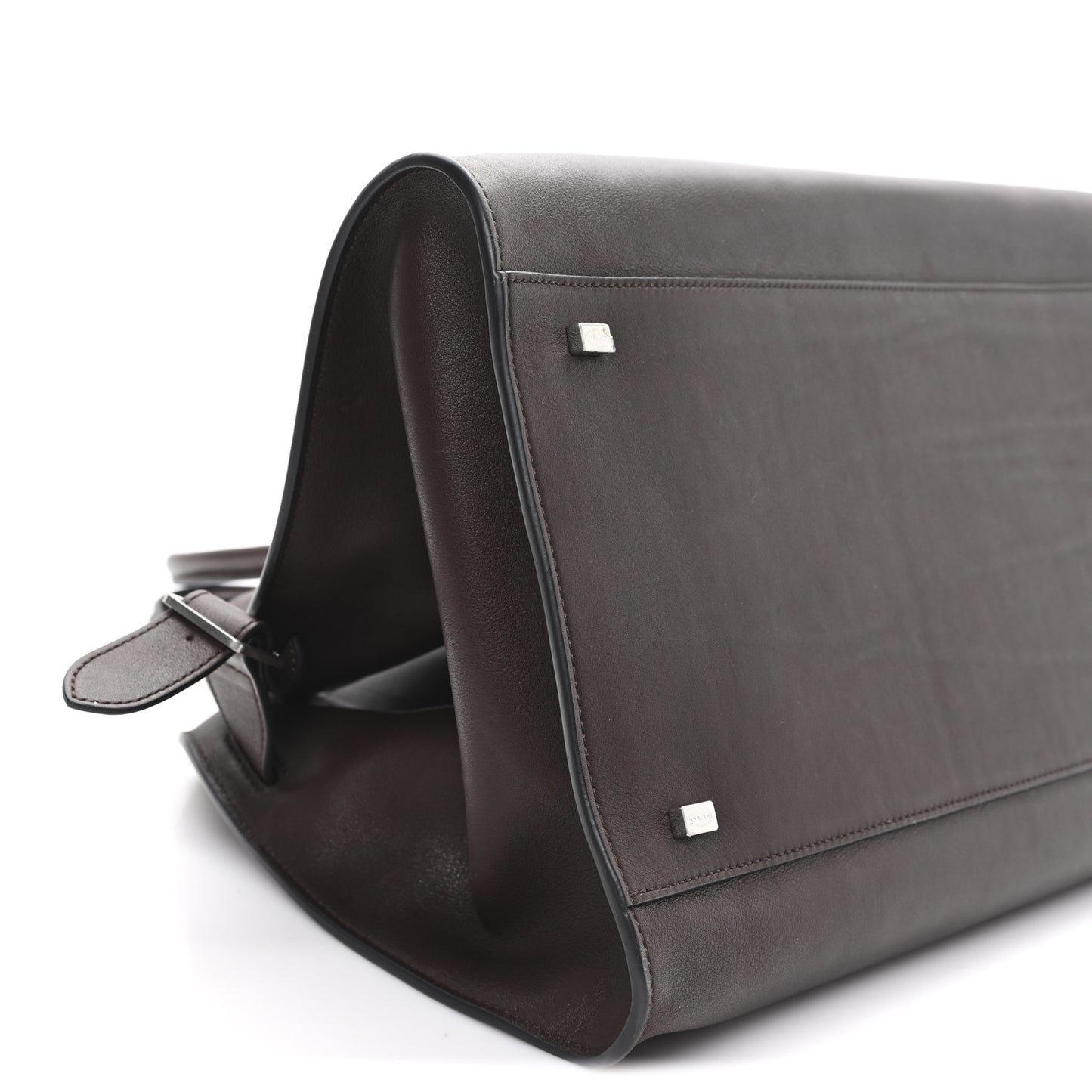 Polished Saddle Calfskin Soft Margaux 15 Chestnut