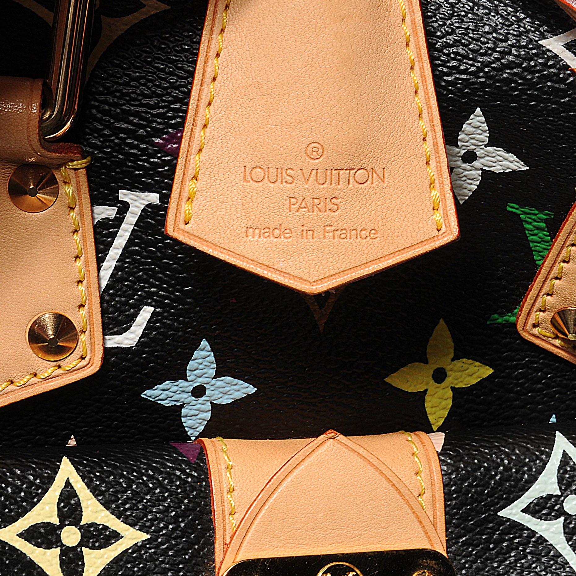 Louis Vuitton Monogram Multicolor Speedy 30 Black 6 of 8