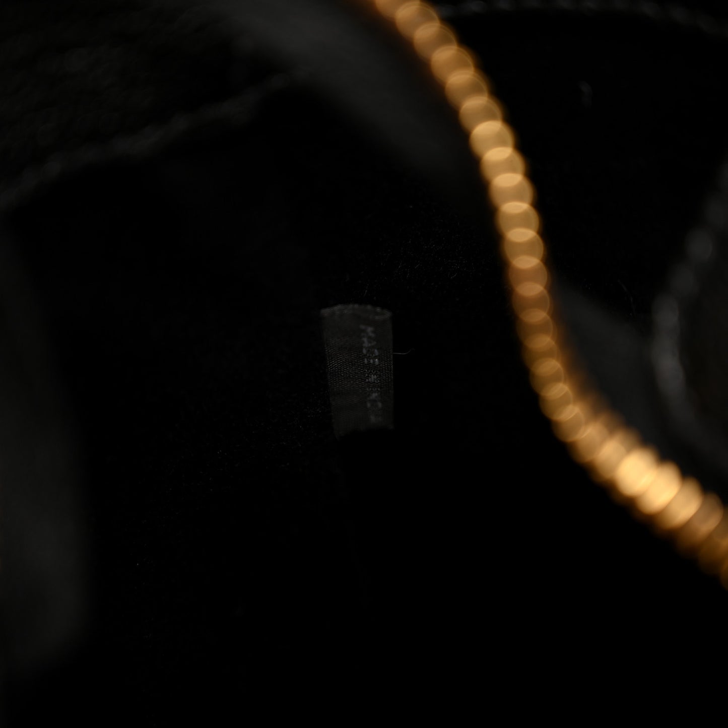 Calfskin Madras Shoulder Bag Black