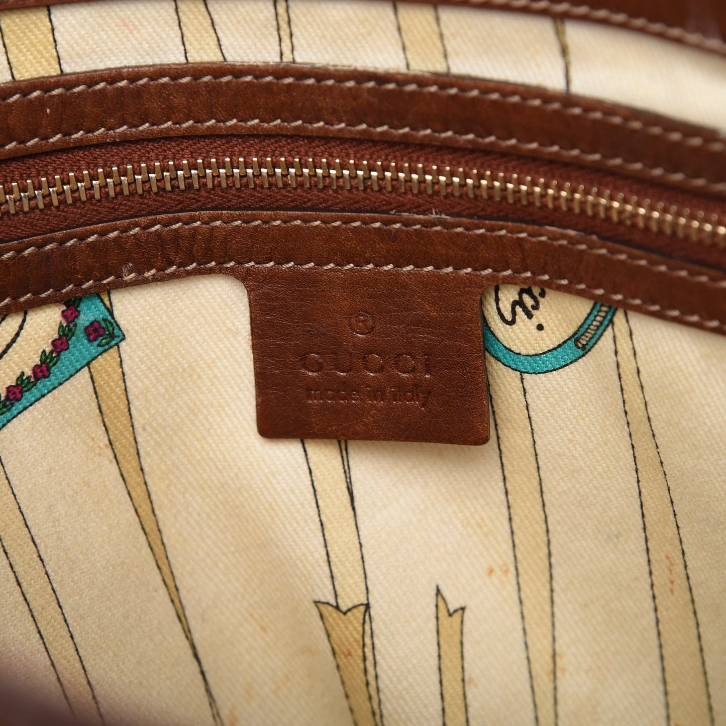 GG Monogram Tote Brown