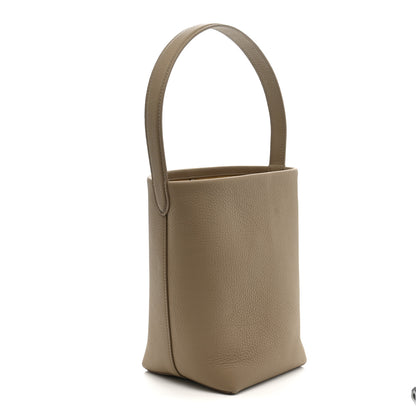 The Row Grained Calfskin Small N/S Park Tote Dark Taupe 3 of 9