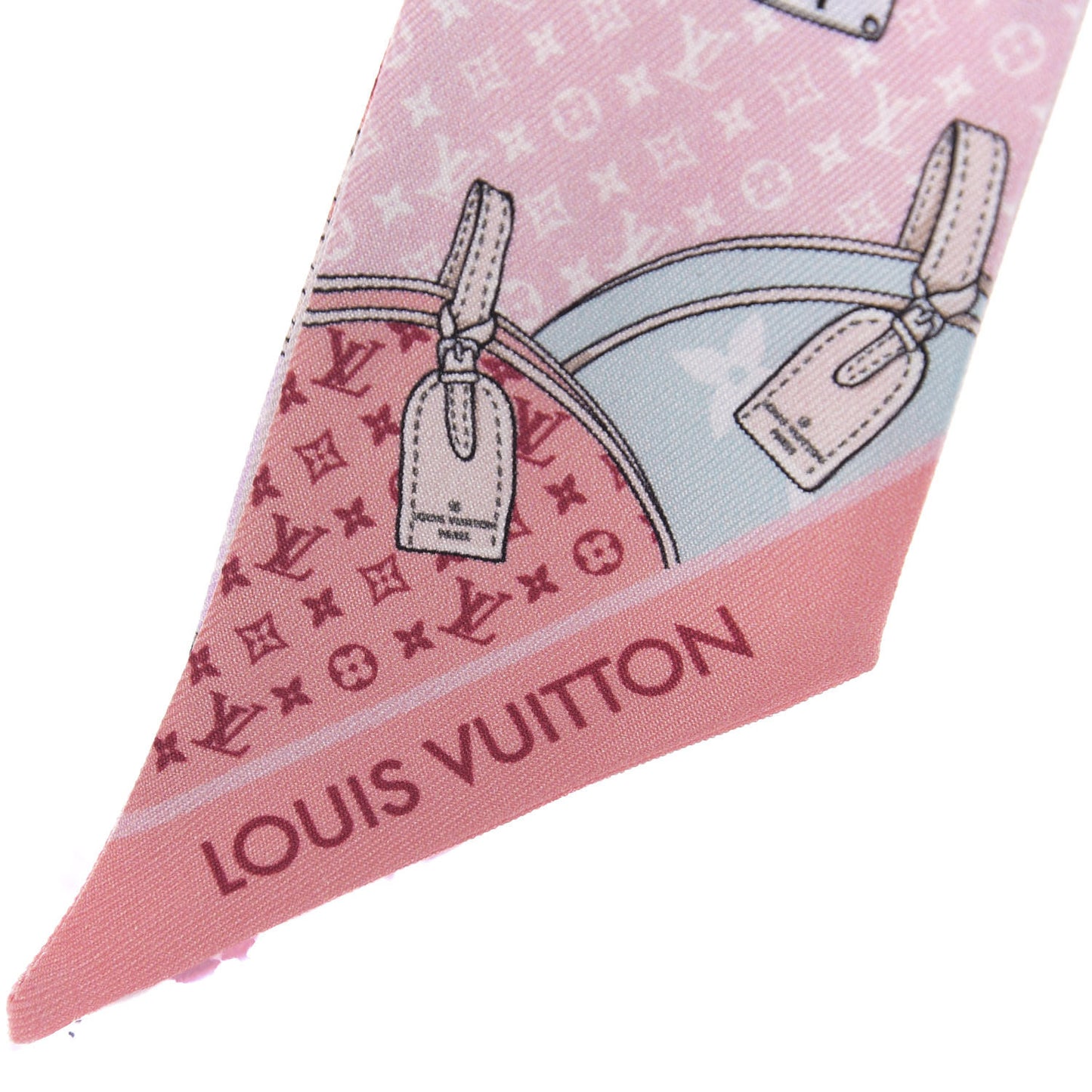 Silk Monogram Let's Go BB Bandeau Pink