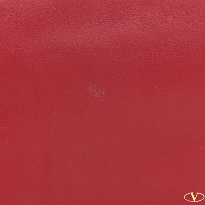 Valentino Garavani Vitello Medium Rockstud Tote Rosso Valentino 18 of 20