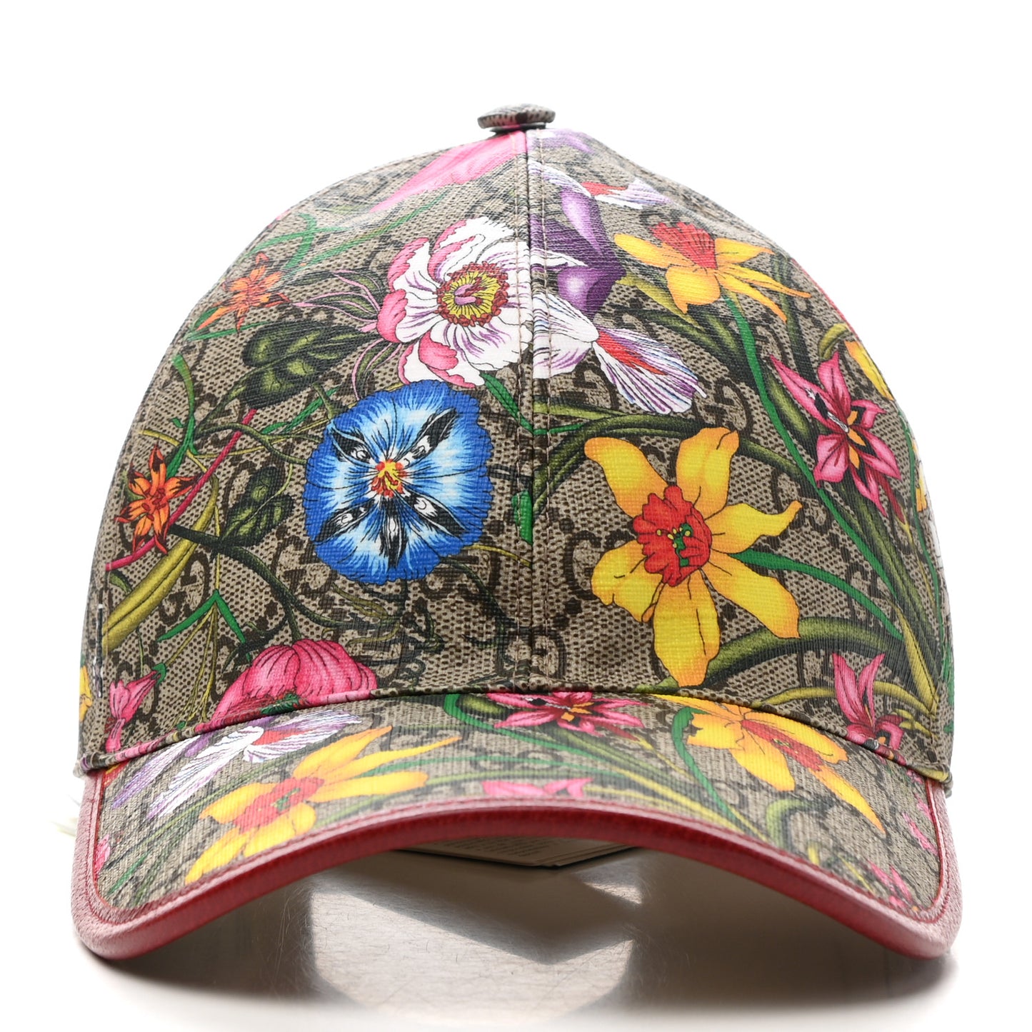 GG Supreme Flora Claudia Baseball Hat 57 M Red