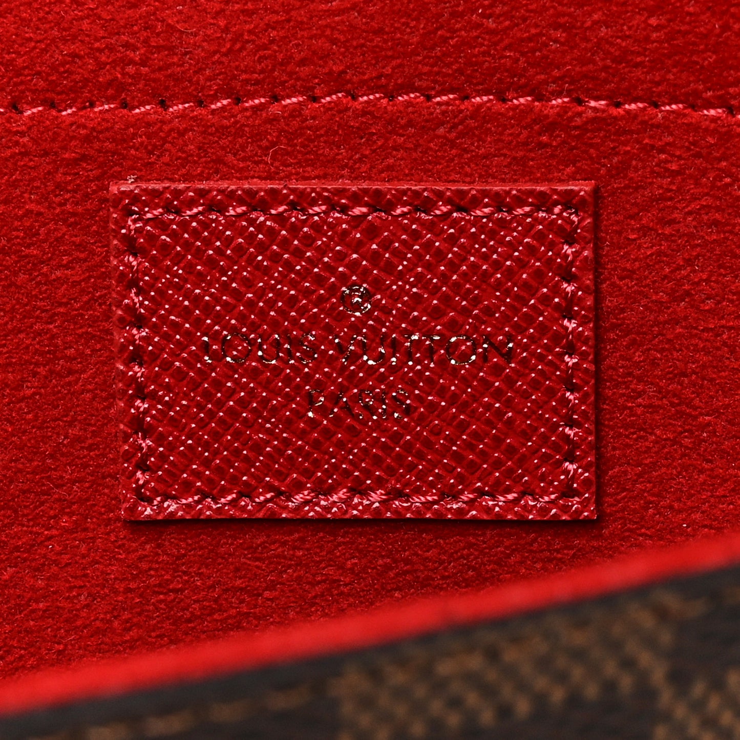 Damier Ebene Pochette Felicie Chain Wallet