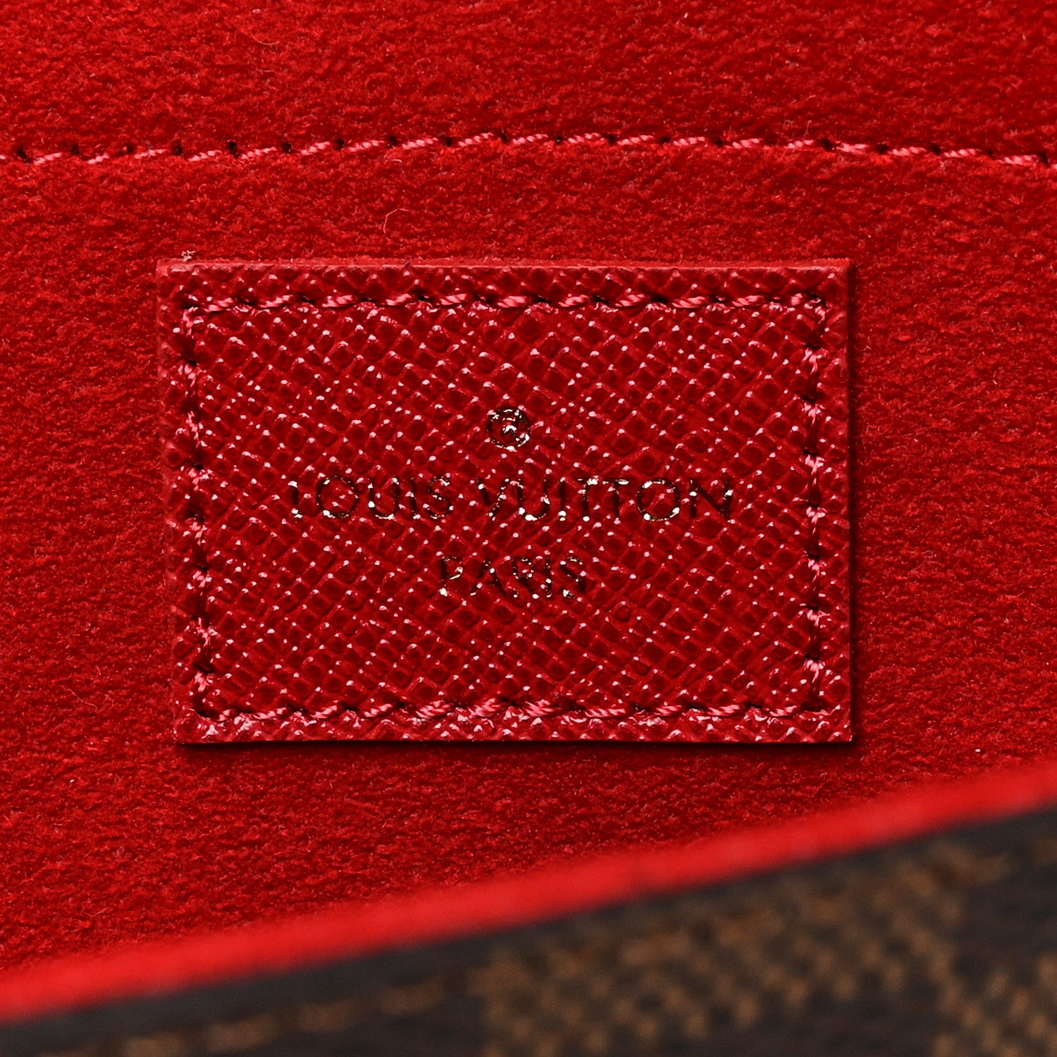 Louis Vuitton Damier Ebene Pochette Felicie Chain Wallet 7 of 11