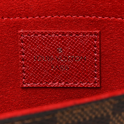 Louis Vuitton Damier Ebene Pochette Felicie Chain Wallet 7 of 11