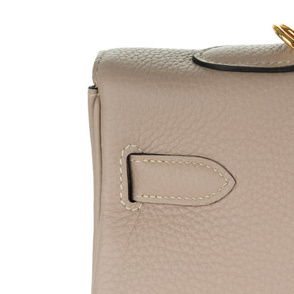 Hermes Togo Kelly Retourne 35 Gris Tourterelle 14 of 26