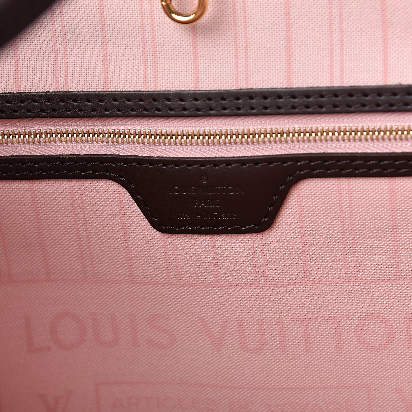 Damier Ebene Neo Neverfull MM Rose Ballerine