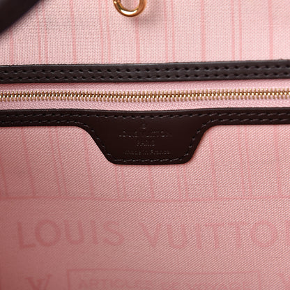 Louis Vuitton Damier Ebene Neo Neverfull MM Rose Ballerine 6 of 10