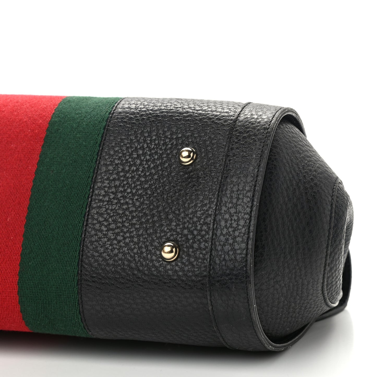 Calfskin Web Bamboo Bullet Satchel