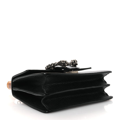 Gucci Dollar Calfskin Crystal Web Mini Dionysus Bamboo Top Handle Bag Black Diamond 4 of 11