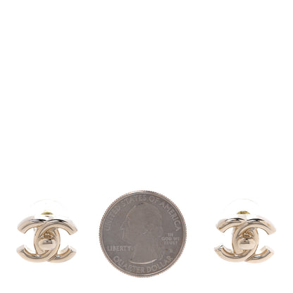 Chanel Metal CC Turnlock Earrings Gold 2 of 5