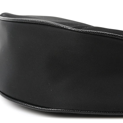 Prada Re-Nylon Saffiano Demi-lune Shoulder Bag Black 9 of 9