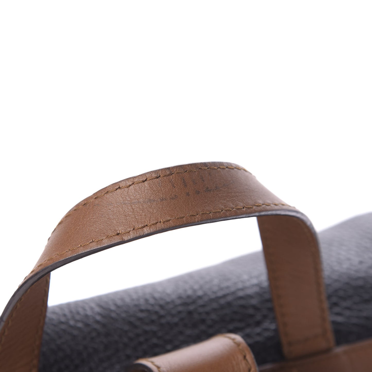 Calfskin Signature Web Backpack Black