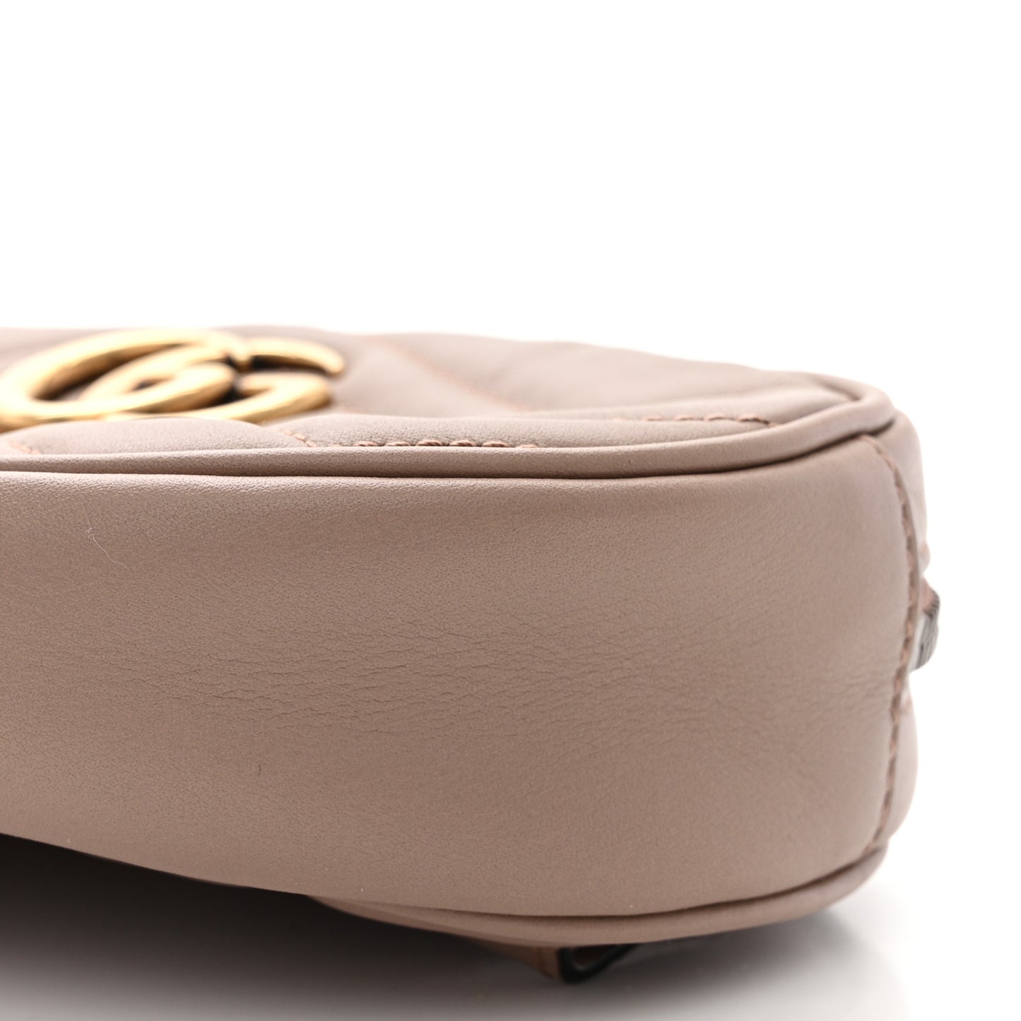 Calfskin Matelasse GG Marmont Belt Bag 75 30 Porcelain Rose