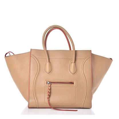 Celine Supple Calfskin Medium Phantom Luggage Camel 1 of 8