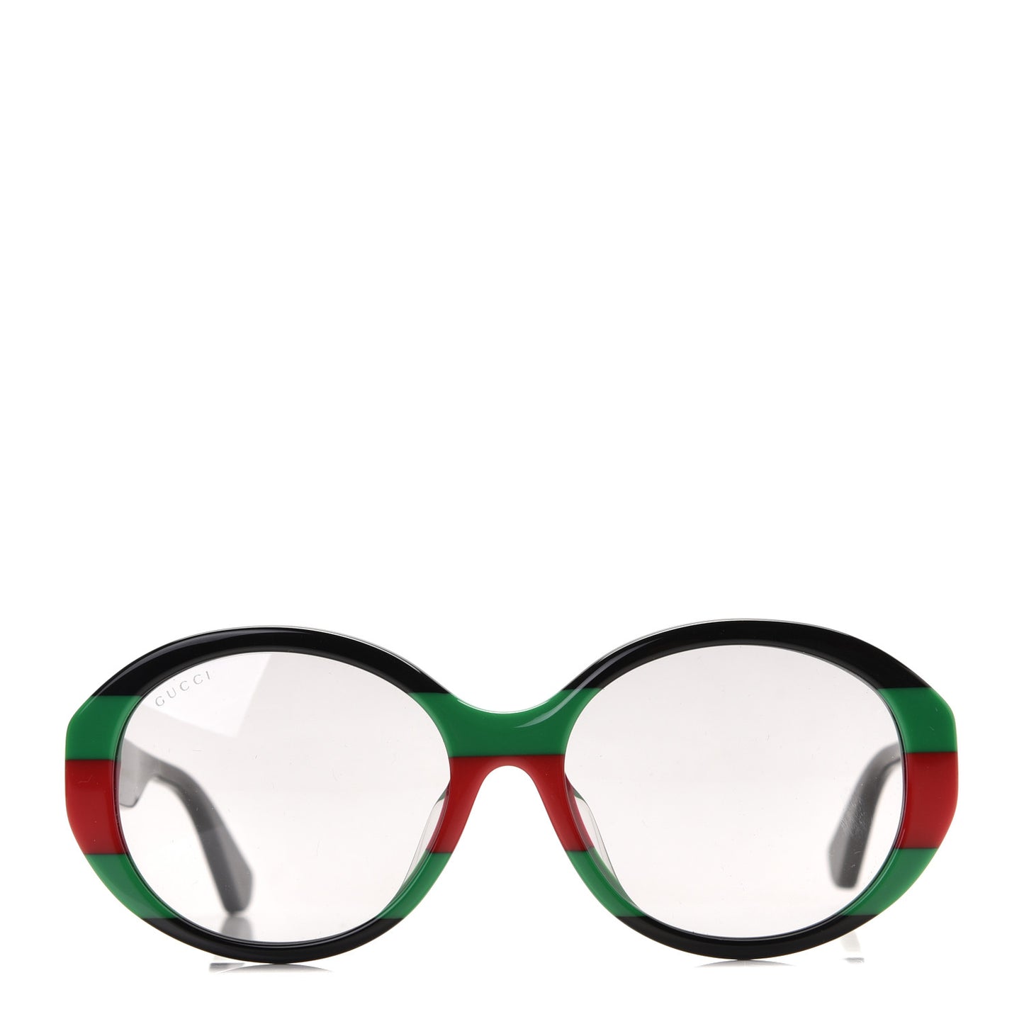 Round Web Sunglasses GG0279SA Black Green