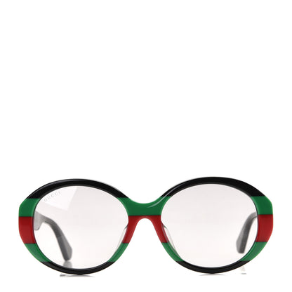 Gucci Round Web Sunglasses GG0279SA Black Green 2 of 7