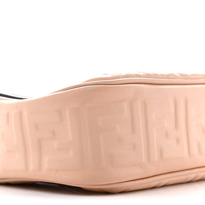 Fendi Nappa Small FF Embossed Midi Chain Baguette Light Rose 9 of 16