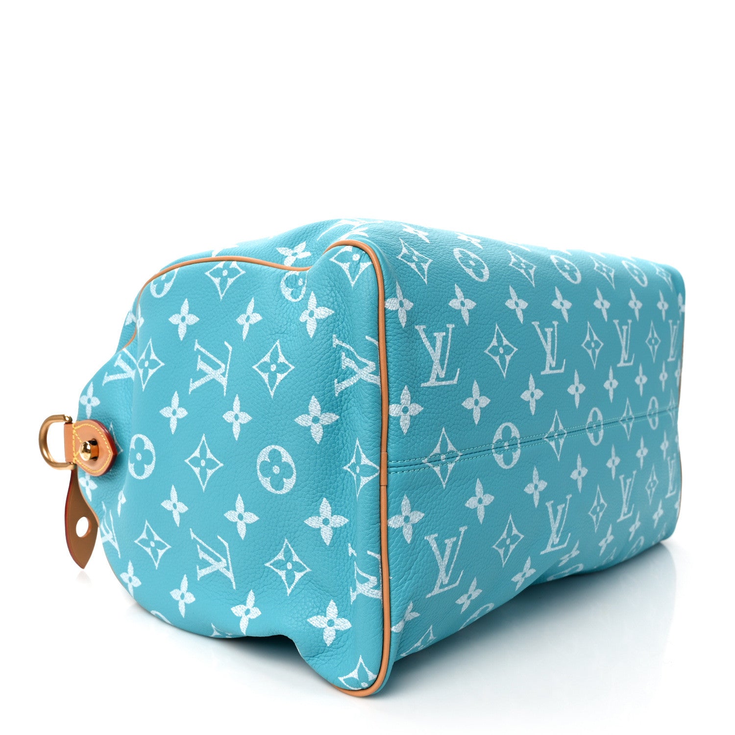 Louis Vuitton Calfskin Monogram Speedy P9 Bandouliere 40 Turquoise 5 of 15