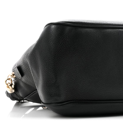 Gucci Pebbled Calfskin Medium Soho Bowler Black 9 of 10